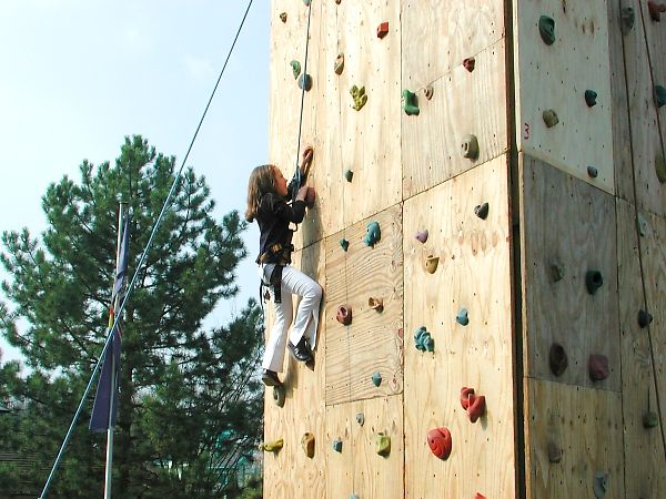 kiddy beim klettern