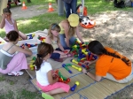praktische workshops, sport und spiel - hier bauen mit maxi magnetics bei rasmussen in wachenbuchen