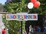 kinderschminken - kreative h�nde verwandeln kindergesichter - hier bei der knaxianer-party der sparkasse hanau
