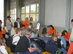 kinderschminken - kreative h�nde verwandeln kindergesichter - hier bei leonhard weiss in g�ppingen