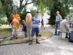 praktische workshops, sport und spiel - hier jonglage-workshop bei MAN in salzgitter